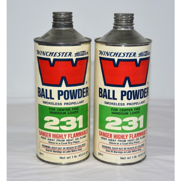 800 Grams Winchester Ball Power 231 Smokeless Propellant For Handgun Loads