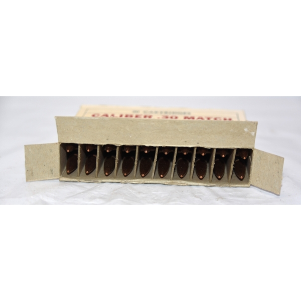 20 Rounds Lake City Army Ammunition Plant .30 Match Ammunition