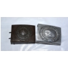 Image 2 : Pair WWII German Belt Buckles Steel & Aluminum Examples