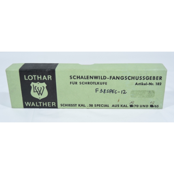 Lothar Walther .38 Special Caliber Adapter 12 Gauge Shotgun 