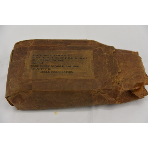 2 In Quantity Springfield 1903A1 & 1903A3 Butt Plate Assembly By Adell Corporation
