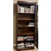 Image 3 : Brown Wooden Bookcase Set