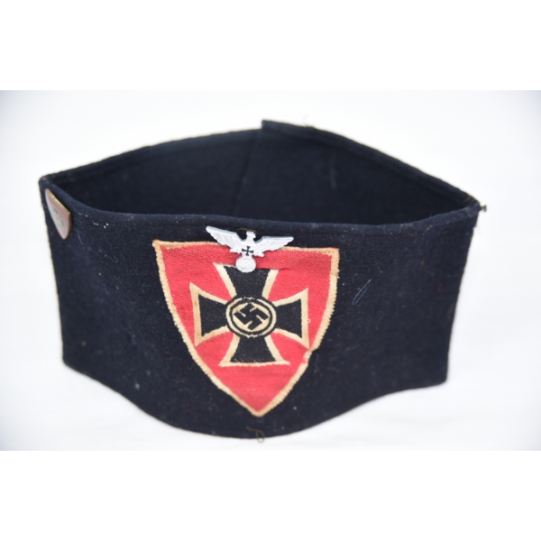 German Nazi Veterans Arm Band with Veteran War Badge & 1 Eagle Veteran Badge