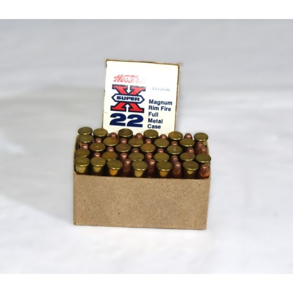 50 Rounds Winchester Super X 22 Win Mag Solids Ammunition