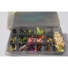Image 3 : Box Lot Fishing Lures Includes Baitholders Size 1 and 4 3 Cases 
