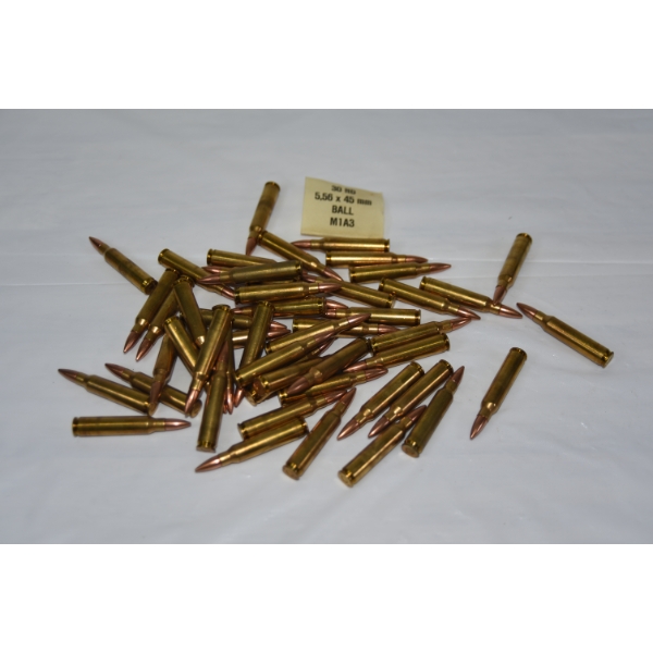 50 Rounds M1A3 5.56x45mm Caliber Ammunition