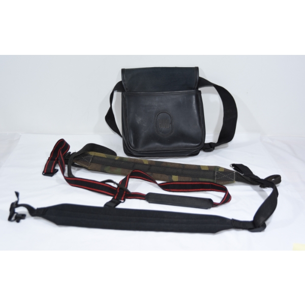 RUKO Leather Case W/ Camo Strap & Black Strap
