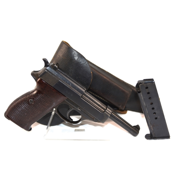 Walther P38 Semi Automatic 9mm Caliber Handgun With Holster
