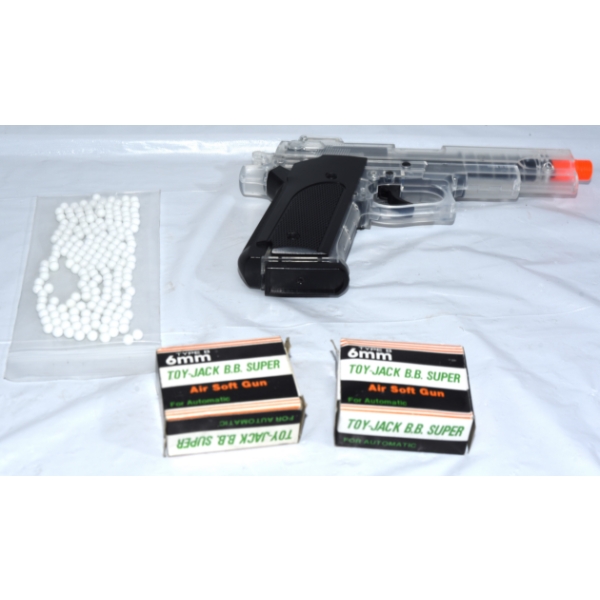C.M. 6mm Soft Air Pistol Repeater W/ Magazine 