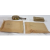 Image 1 : Box Lot First Aid Kit  Oiler Canteen & 3 Military Spare Parts Bags