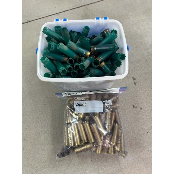 100 Remington Nitro 12 Gauge Hulls & 110 Green Remington Hulls