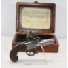 Image 1 : Antique John & William Calvert .48 Caliber Flintlock Pocket Pistol With Wood Case