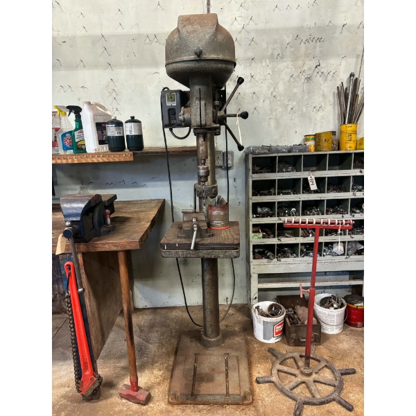 Vintage Heavy Duty Floor Standing Drill Press