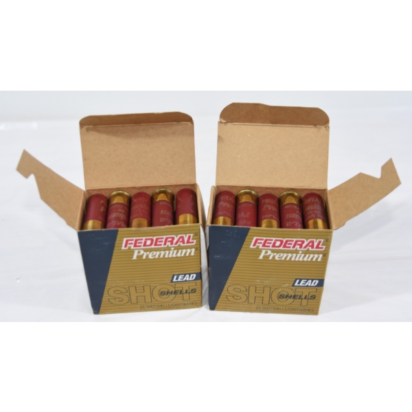 50 Rounds Federal Premium Magnum 12 Gauge 2-3/4" #2 Shot Ammunition 
