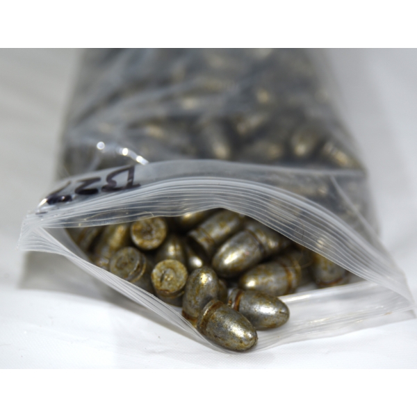 Approximately 330 Pieces 9mm .357 Cast 121gr Lead Bullets