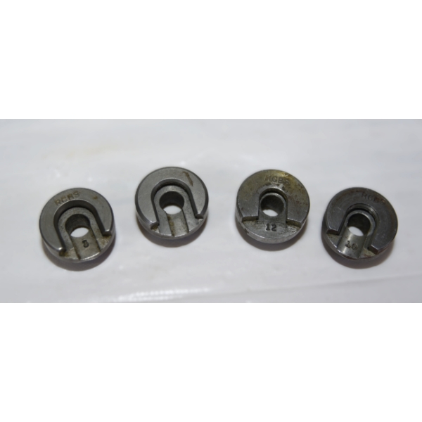 4  RCBS Universal Shell Holders #3, #6, #10, #12