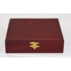 Image 3 : Wildlife Collectible Deer  Folding Knife In Wooden Display Case 