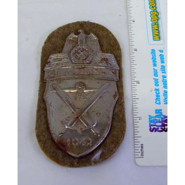 1942 Waffen SS Demjansk Campaign Shield