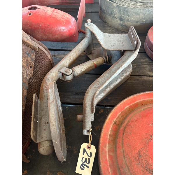 Vintage Tractor Seat Suspension Frame with Shock Absorber