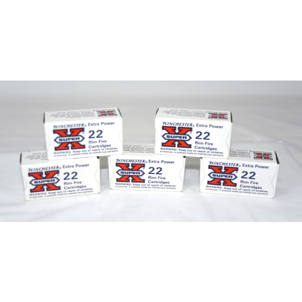 250 Rounds Winchester Super X .22 LR Caliber Ammunition