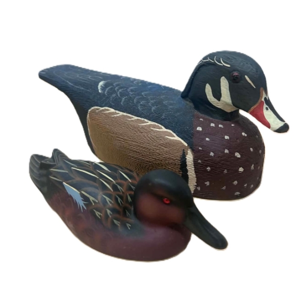 Wood Duck & Cinnamon Teal Decoys