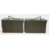Image 3 : 2 Military Style Steel Ammunition Cans