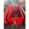 Image 1 : Red Sheet Steel Tractor Battery Box with Hold-Down Latch