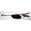 Image 3 : Competitive Edge Dynamics Brass Pouch & Brown Leather Gun Holster - Leather Cobra Gun Sling