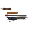 Image 3 : Box Lot Small Tool Files ,  Primer Pocket Cleaners & Leather Tool
