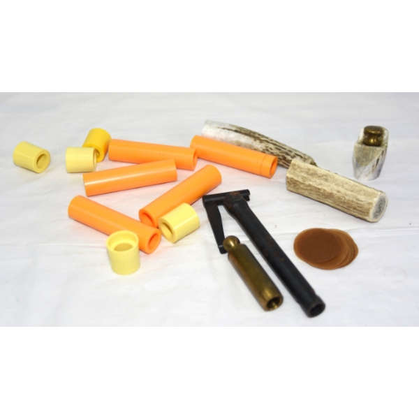 Box Lot Assorted Black Powder And Misc. Items - See Description