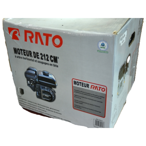 Rato 212cc OHV Horizontal Shaft Gasoline Engine
