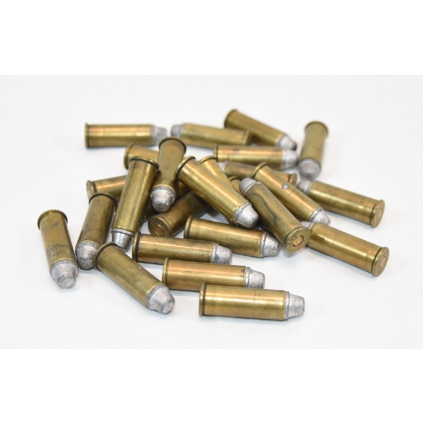 25 Rounds Assorted Brands .44 Rem Mag Caliber SWC Lead Reloaded Ammunition