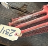 Image 3 : Vintage Red Cast Tractor Grille with Screen