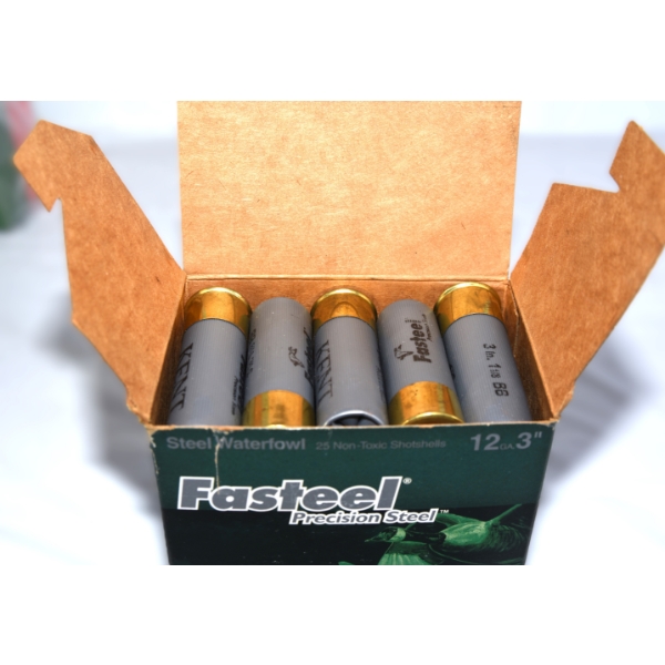 25 Rounds Kent Fasteel 12ga 3" 1 1/8oz BB Shot Steel Ammunition