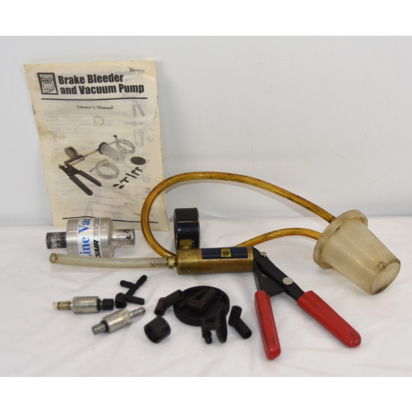 Brake Bleeder and Vacuum pump 
