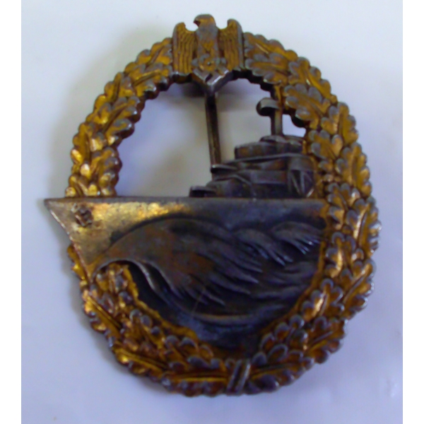WWII German Kriegsmarine Destroyer Badge