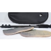 Image 2 : Leather Case, Monopod, and Vintage Shoe Insoles