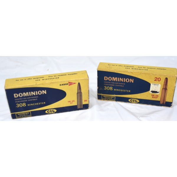 22 Rounds Dominion 308 Win.180gr. KKSP Ammunition