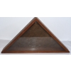 Image 1 : 1 Wood Frame Hinged Glass Display Case & 1 Angled Wood Frame Display Case