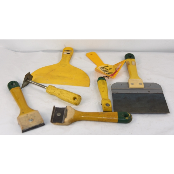 Box Lot Drywall & Wall Tools Taping Knives Putty Knife And Scraper 