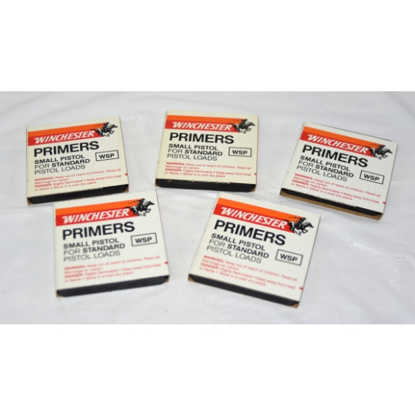 500 Pieces Winchester Small Pistol Load Primers