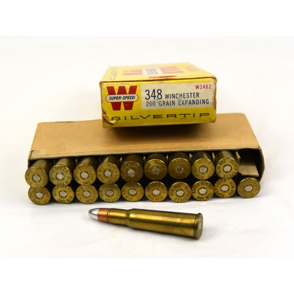 20 Rounds Winchester Super-Speed 348 Win 200gr Silvertip Ammunition 
