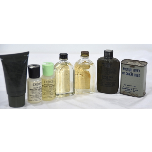 4 Insect Repellent - 1 Mosquito Repellent - 1 Black Fly Repellent - 1. Insect Powder 