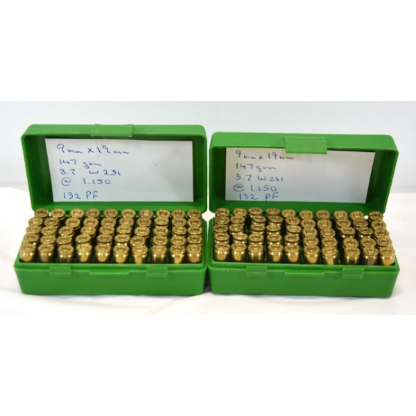 100 Rds. Blazer 9mm Luger 147gr Ammunition 