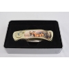 Image 3 : 2 Deer Folding Knives In A Tin Case