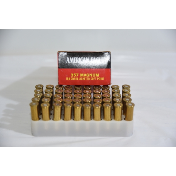 50 Rounds American Eagle 357 Magnum 158gr Ammunition
