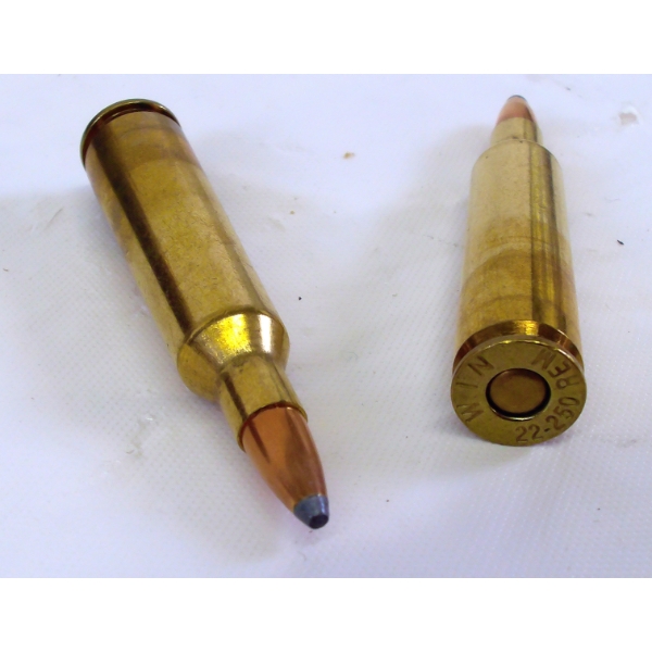 20 Rounds Winchester 22-250 Ammunition