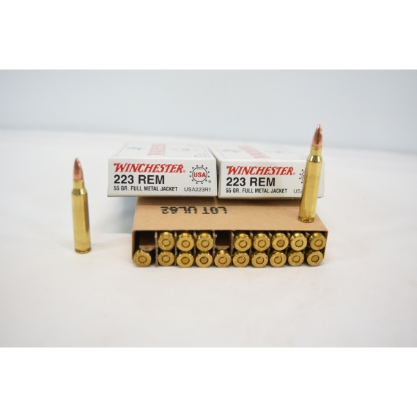 40 Rounds Winchester 223 Rem Ammunition