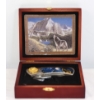 Image 1 : Collectible Folding Wolf Pocket Knife With Wooden Display Case
