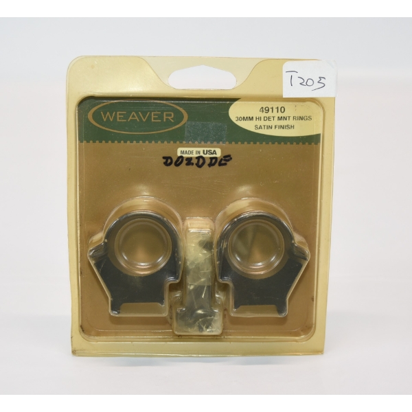 Weaver 49110 30mm High Rings